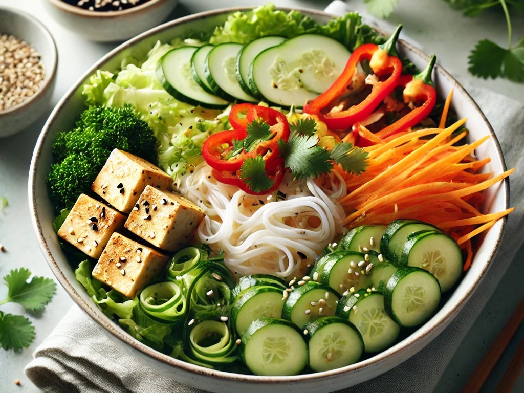 vegetarian noodle bowl